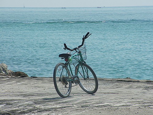 Biking along the Florida Coast